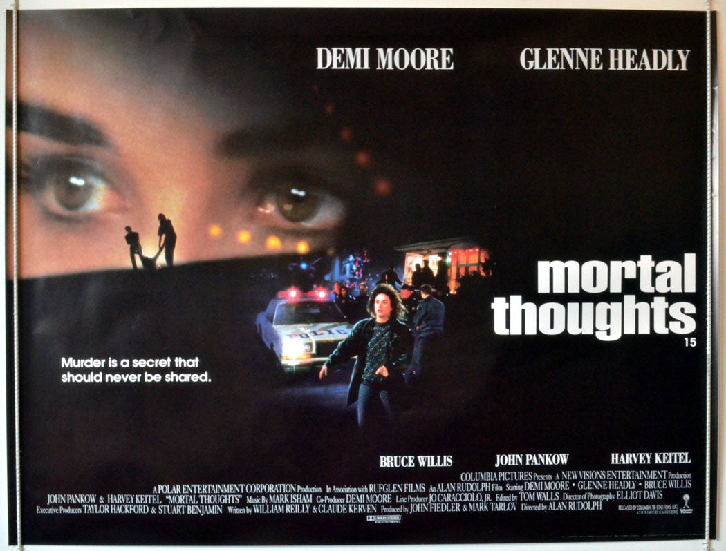 Mortal Thoughts  Original British Quad Poster - Movie Poster