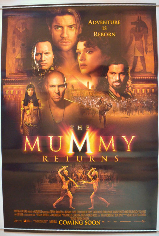 The Mummy Returns  (Teaser / Advance Version)   Original One Sheet Poster - Movie Poster