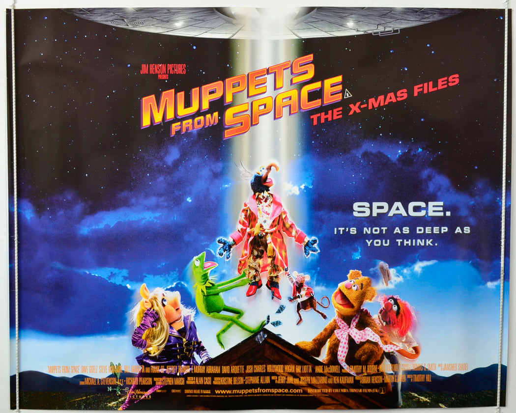 Muppets From Space Original British Quad Poster - Movie Poster