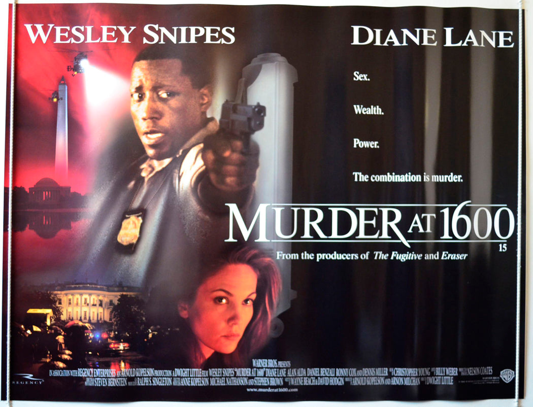 Murder At 1600 Original British Quad Poster - Movie Poster