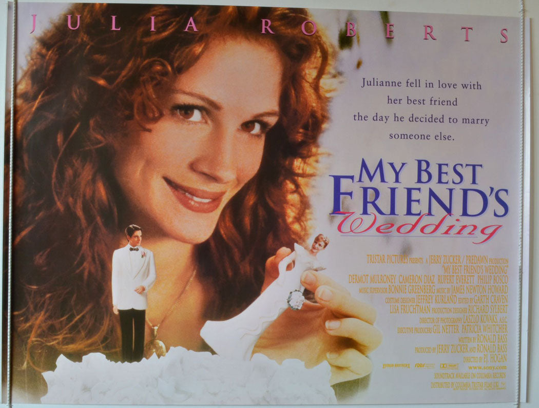 My Best Friend's Wedding  Original British Quad Poster - Movie Poster