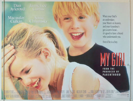 My Girl  Original British Quad Poster - Movie Poster