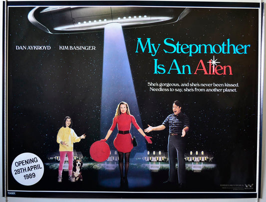 My Stepmother Is An Alien  (Teaser / Advance Version)   Original British Quad Poster - Movie Poster