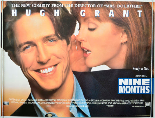 Nine Months   Original British Quad Poster - Movie Poster