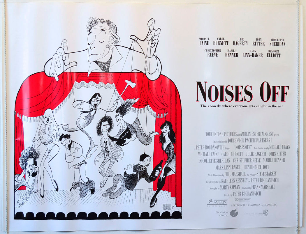 Noises Off Original British Quad Poster - Movie Poster