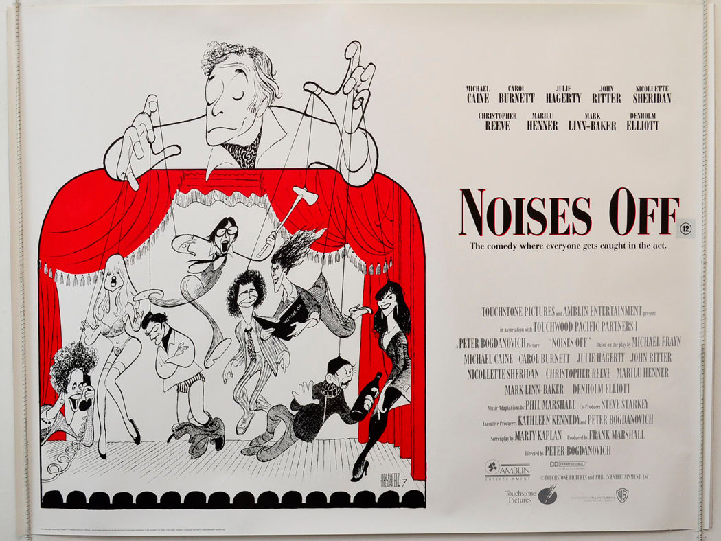 Noises Off Original British Quad Poster - Movie Poster