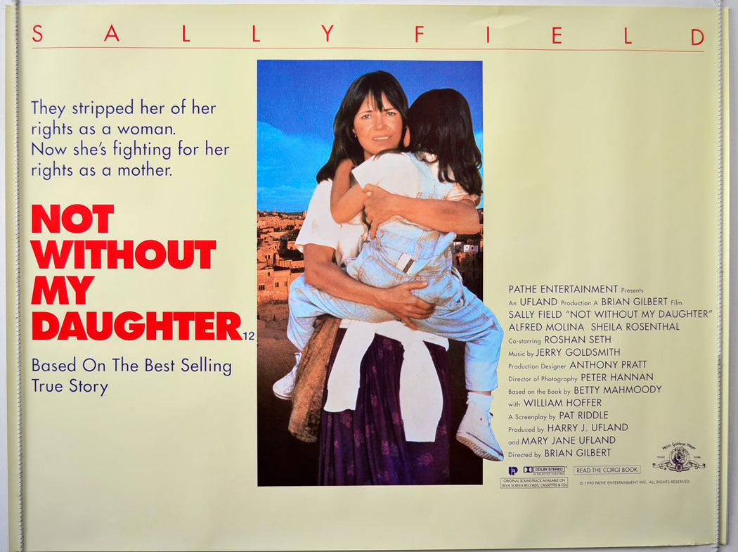 Not Without My Daughter   Original British Quad Poster - Movie Poster