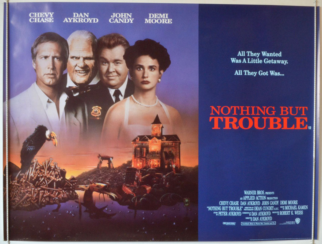 Nothing But Trouble  Original British Quad Poster - Movie Poster