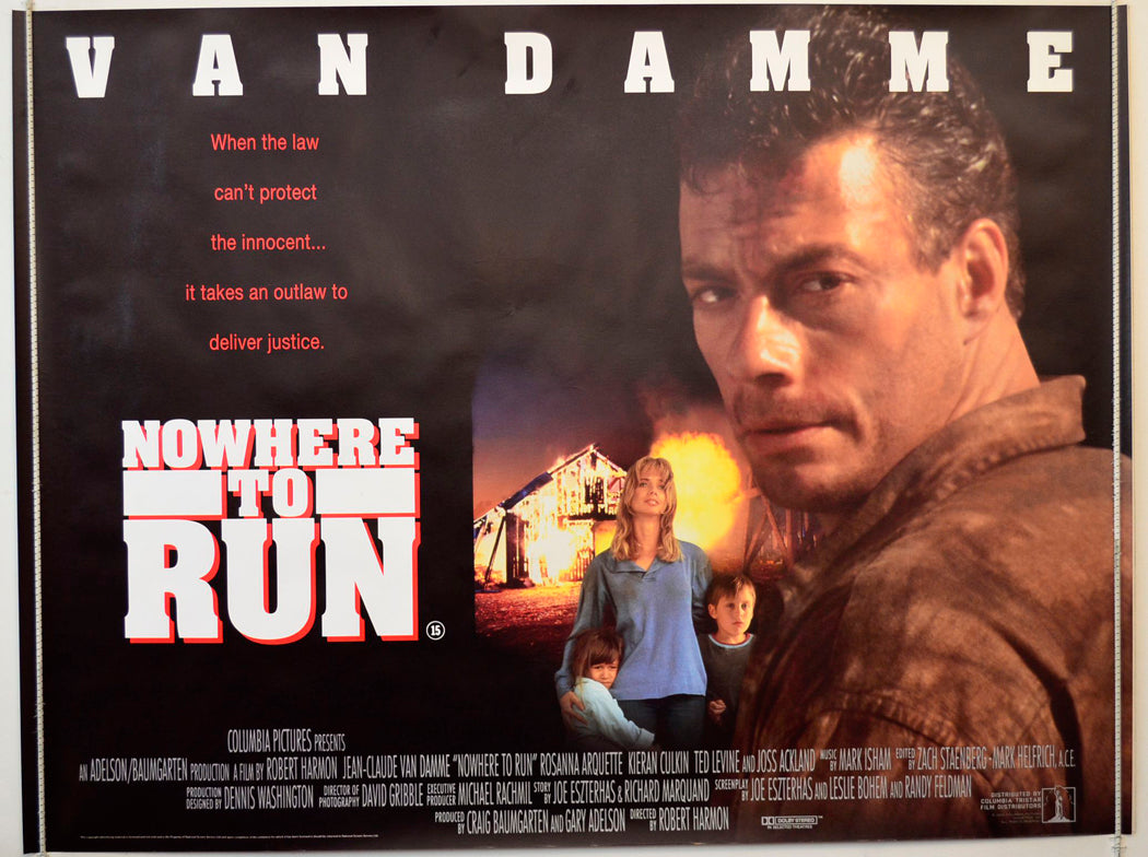 Nowhere To Run Original British Quad Poster - Movie Poster