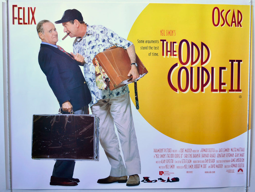 The Odd Couple II  Original British Quad Poster - Movie Poster