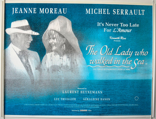 The Old Lady Who Walked In The Sea  (a.k.a. La vieille qui marchait dans la mer)   Original British Quad Poster - Movie Poster