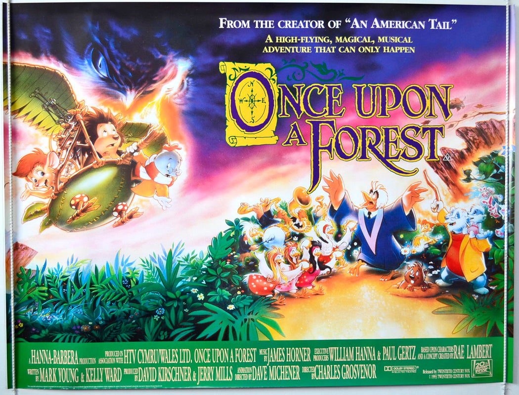 Once Upon A Forest   Original British Quad Poster - Movie Poster