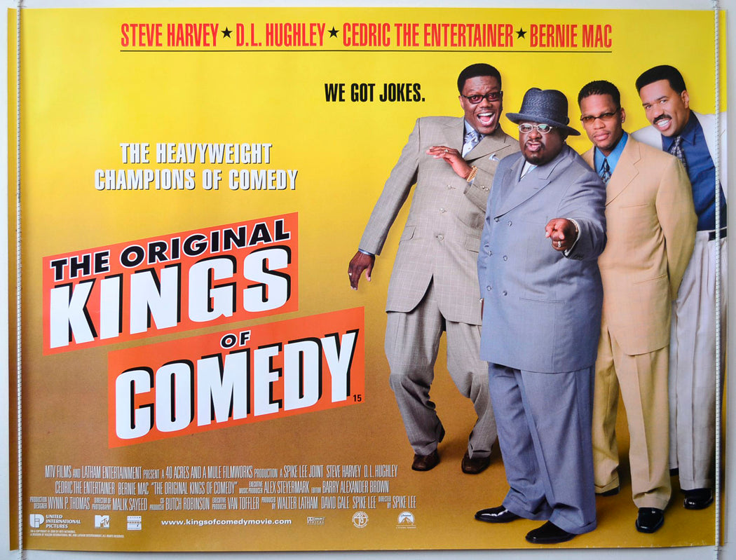 The Original Kings Of Comedy Original British Quad Poster - Movie Poster