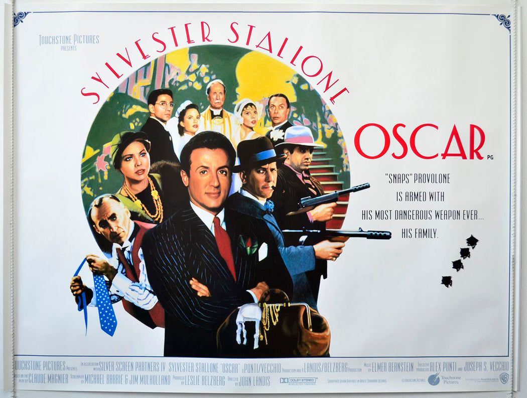 Oscar   Original British Quad Poster - Movie Poster