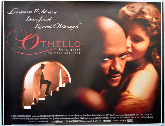 Othello Original British Quad Poster - Movie Poster