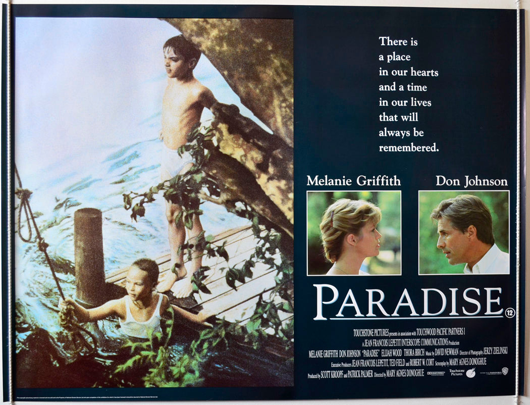 Paradise Original British Quad Poster - Movie Poster