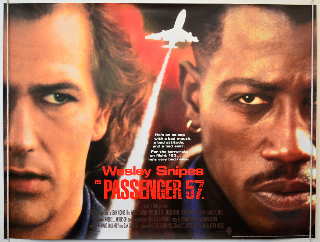 Passenger 57 Original British Quad Poster - Movie Poster