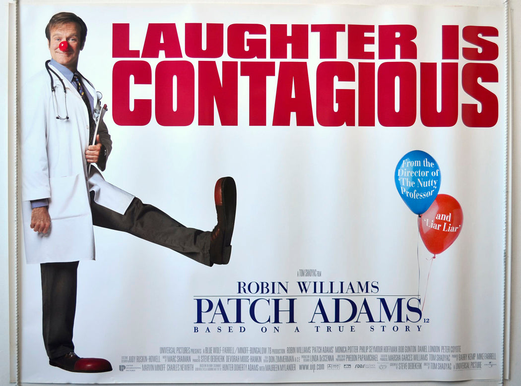 Patch Adams   Original British Quad Poster - Movie Poster