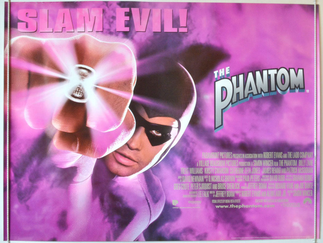 The Phantom  Original British Quad Poster - Movie Poster