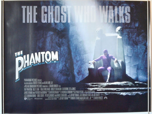 The Phantom   (Teaser) Original British Quad Poster - Movie Poster