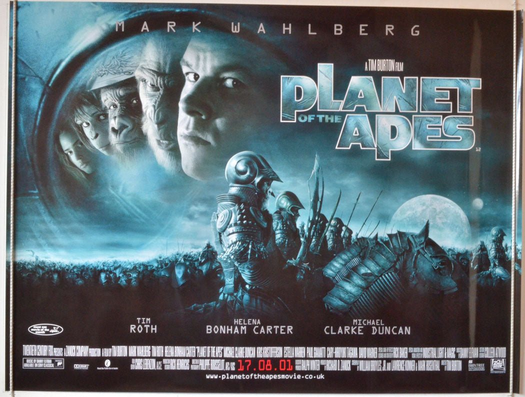 Planet Of The Apes  Original British Quad Poster - Movie Poster