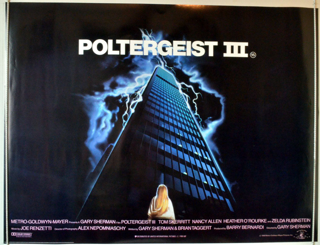 Poltergeist III  Original British Quad Poster - Movie Poster