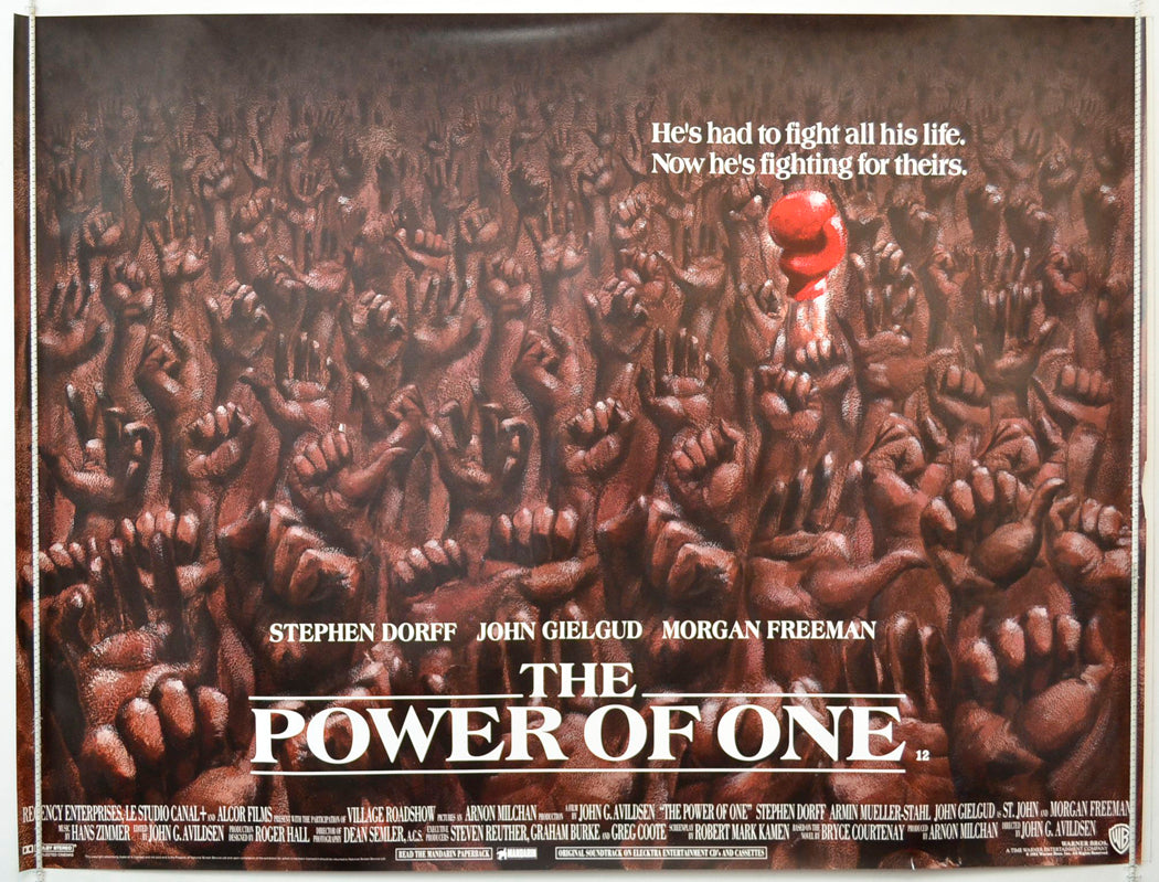 The Power Of One Original British Quad Poster - Movie Poster