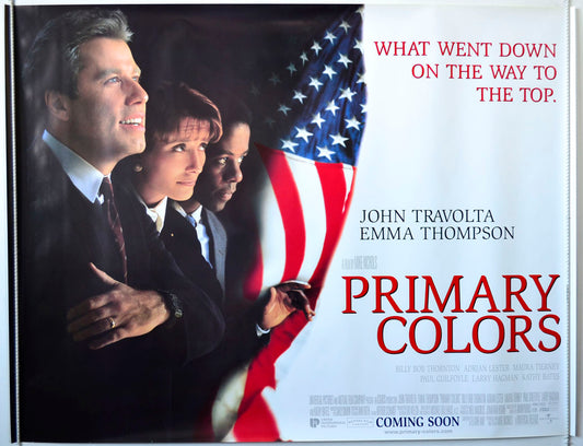 Primary Colors Original British Quad Poster - Movie Poster