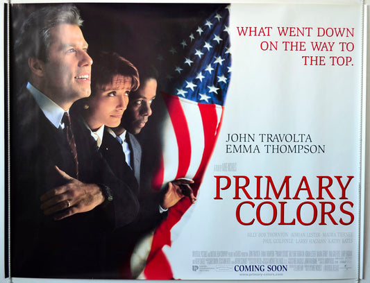 Primary Colors Original British Quad Poster - Movie Poster