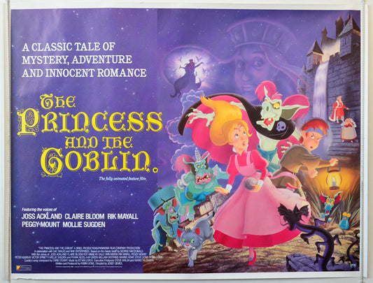 The Princess And The Goblin Original British Quad Poster - Movie Poster