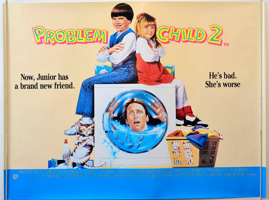 Problem Child 2 Original British Quad Poster - Movie Poster