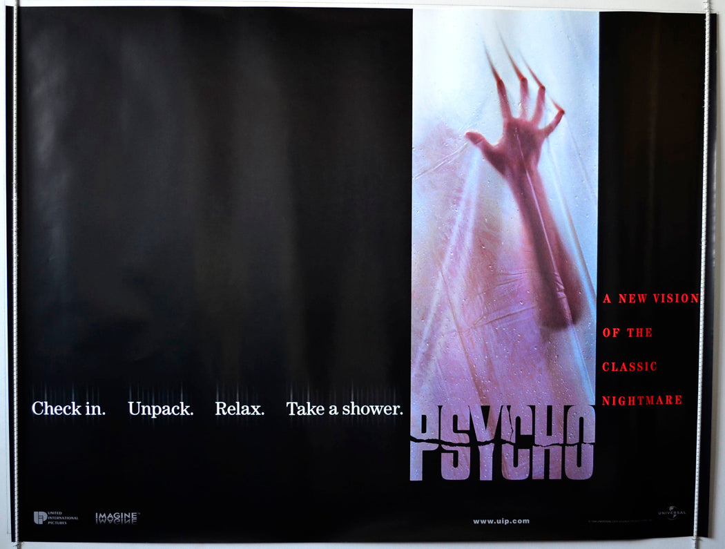 Psycho Original British Quad Poster - Movie Poster