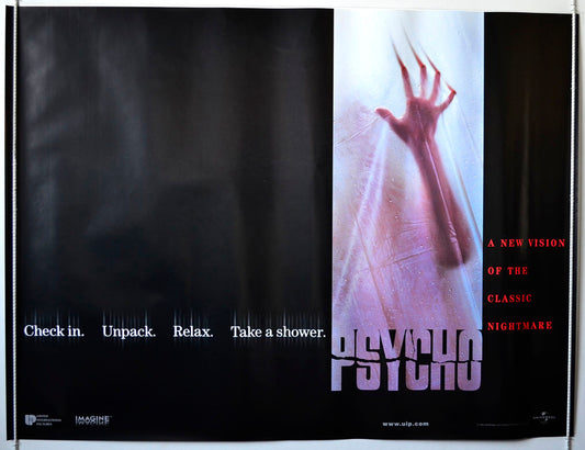 Psycho Original British Quad Poster - Movie Poster