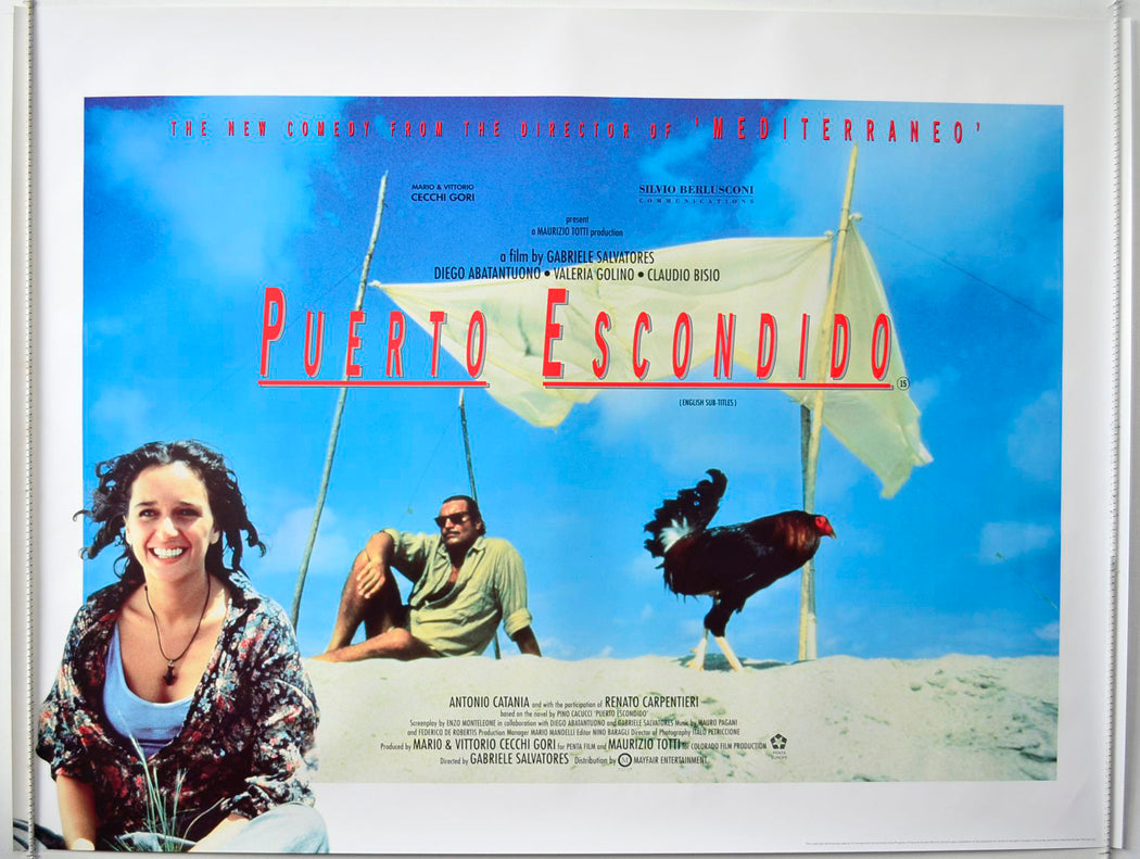 Puerto Escondido   Original British Quad Poster - Movie Poster