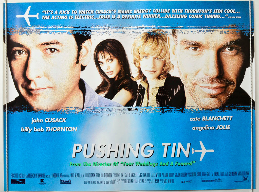 Pushing Tin Original British Quad Poster - Movie Poster