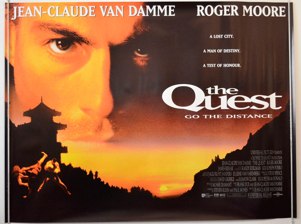 The Quest Original British Quad Poster - Movie Poster