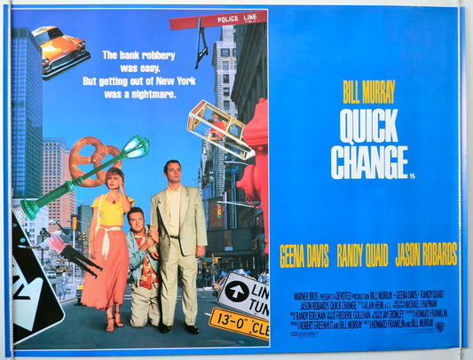 Quick Change   Original British Quad Poster - Movie Poster