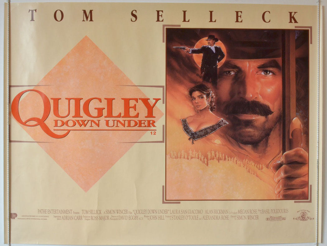 Quigley Down Under  Original British Quad Poster - Movie Poster