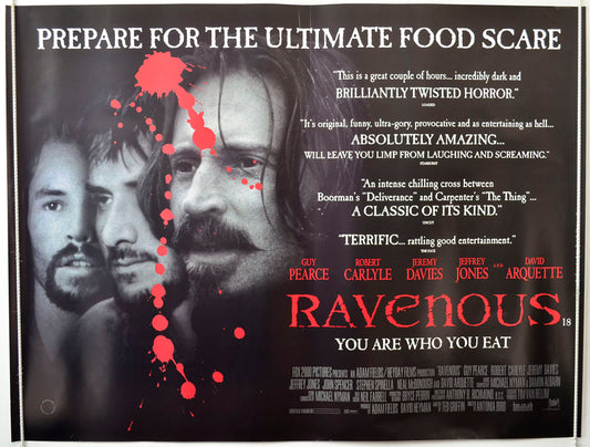 Ravenous Original British Quad Poster - Movie Poster