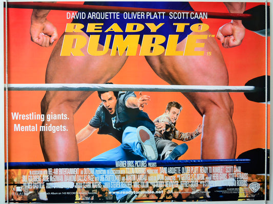 Ready To Rumble Original British Quad Poster - Movie Poster