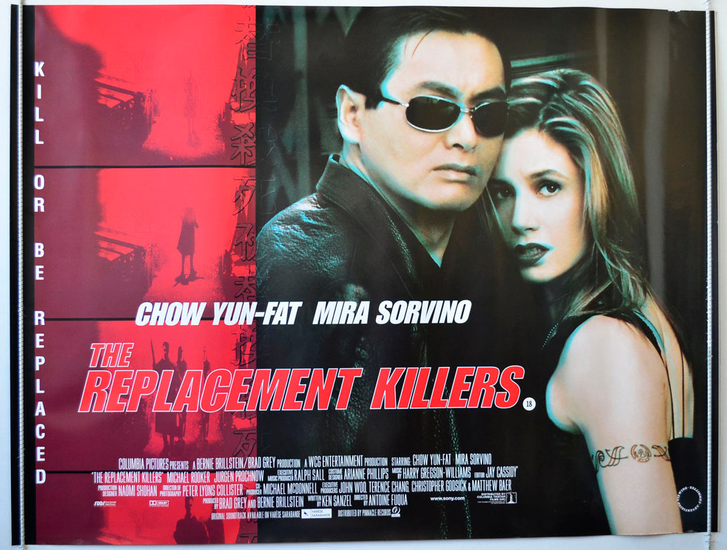 The Replacement Killers Original British Quad Poster - Movie Poster