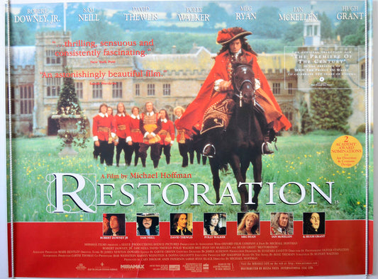 Restoration   Original British Quad Poster - Movie Poster