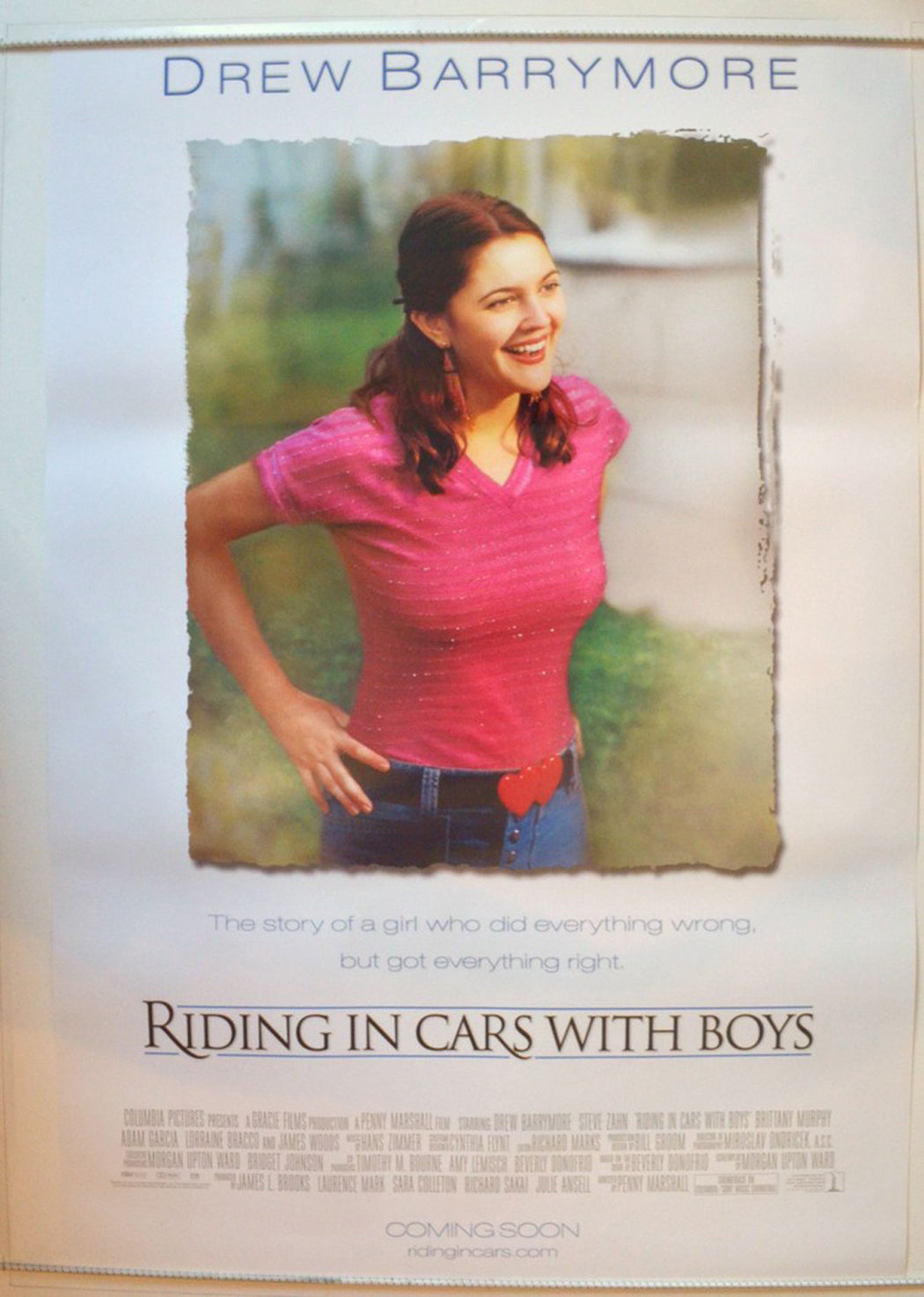 Riding In Cars With Boys   Original One Sheet Poster - Movie Poster