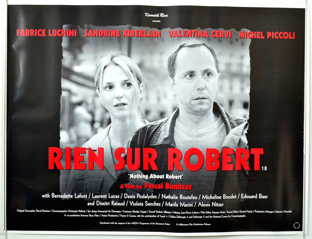 Rien Sur Robert Original British Quad Poster - Movie Poster