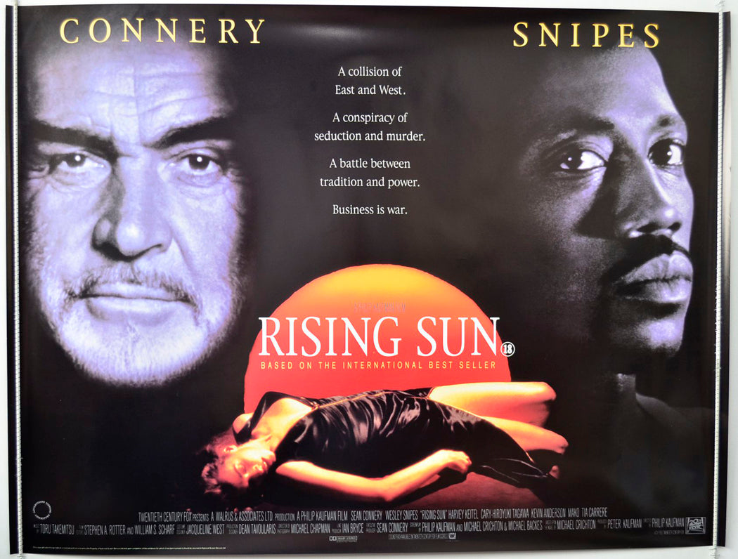 Rising Sun   Original British Quad Poster - Movie Poster