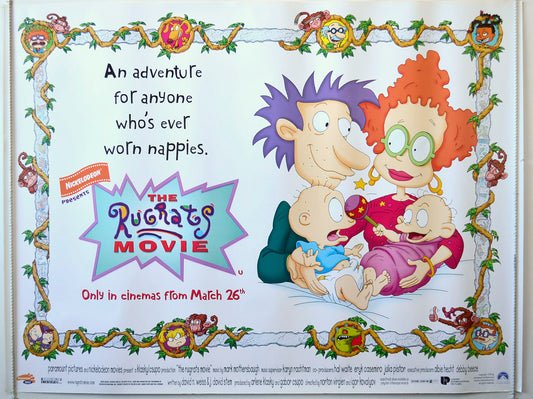 The Rugrats Movie   (Teaser / Advance Version)  Original British Quad Poster - Movie Poster