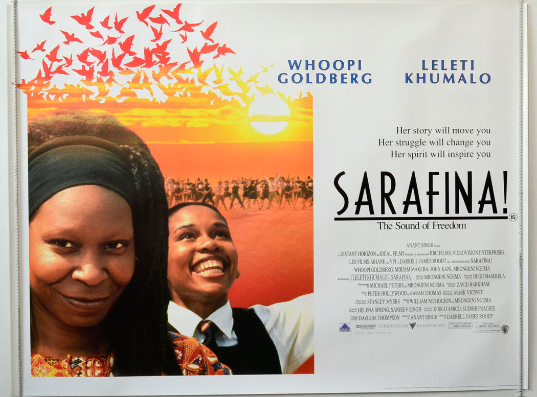 Sarafina ! Original British Quad Poster - Movie Poster