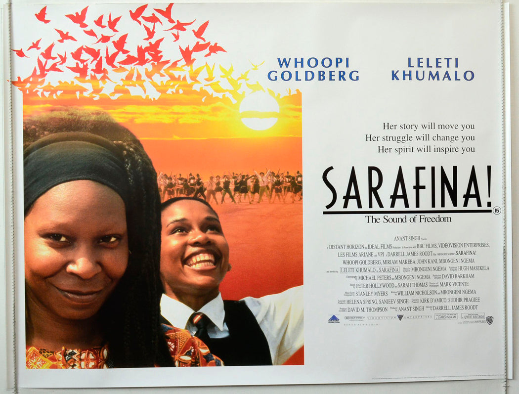 Sarafina ! Original British Quad Poster - Movie Poster