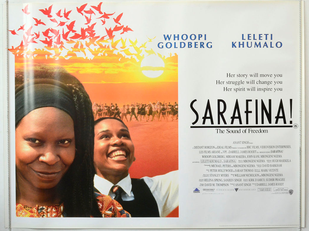 Sarafina ! Original British Quad Poster - Movie Poster