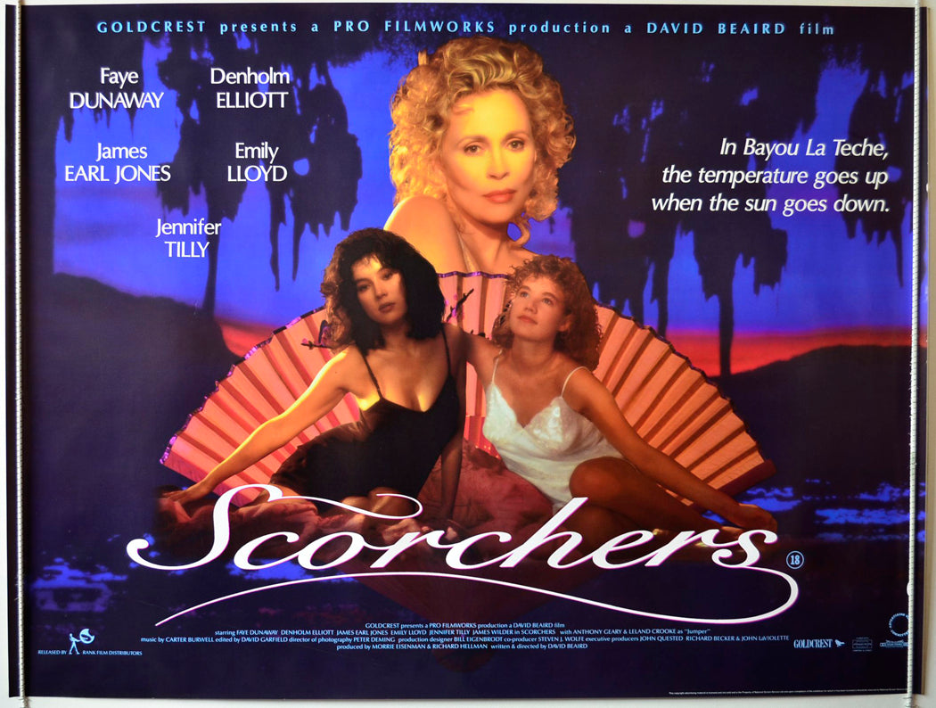 Scorchers Original British Quad Poster - Movie Poster